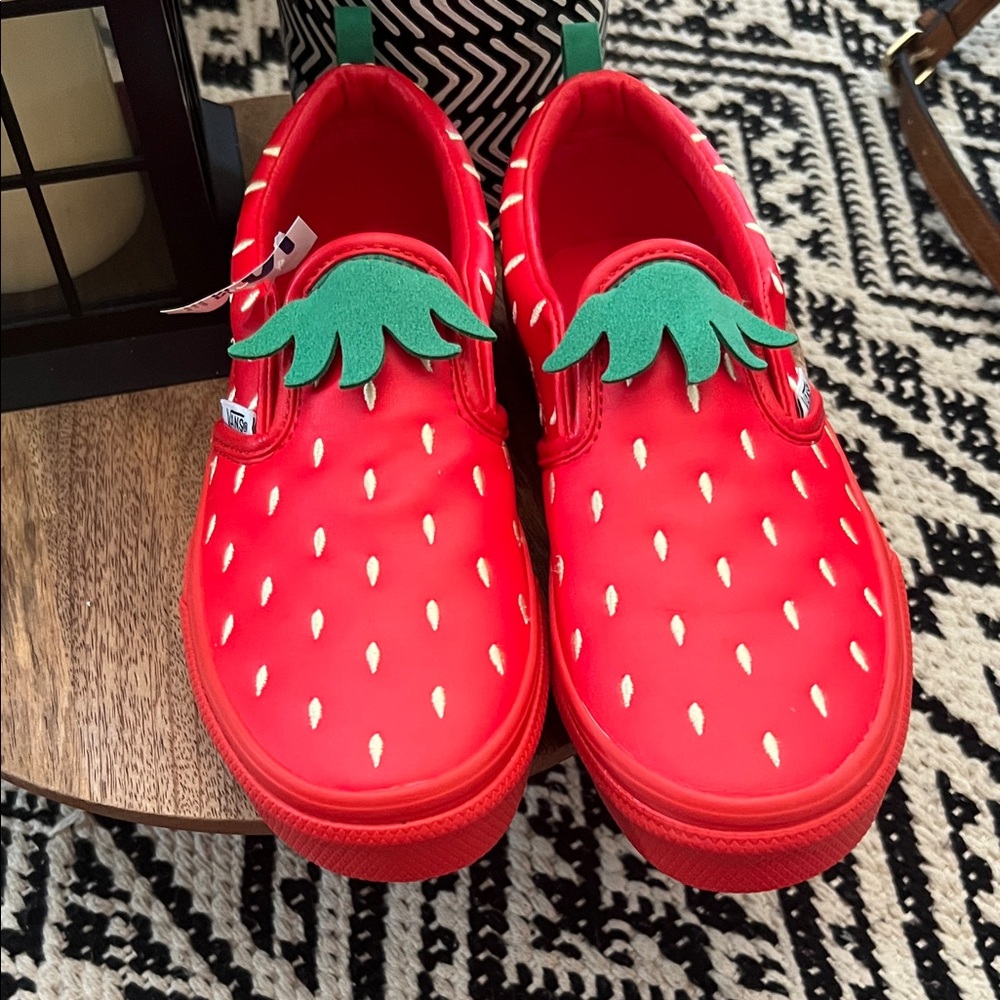 Vans Red Strawberry Kids Sneakers
